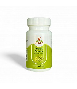 Amalaki, Amla - Dla młodej skóry i mocnych włosów. 60 kaps. vegan, 500 mg, ekstrakt 4:1. Virgo. Darmowa dostawa