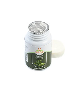 Brahmi (Bacopa Monnieri) - Wspomaga mózg. Dla dobrej pamięci i koncentracji. 60 kaps. vegan, 400 mg, ekstrakt 10:1. Virgo. Darmowa dostawa