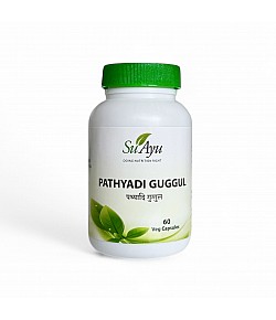 Pathyadi Guggul - Wsparcie w migrenie i częstych bólach głowy. 60 kaps. vegan. Darmowa dostawa