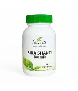 Sira Shanti - Wsparcie przy migrenie, szumach usznych i zawrotach głowy. 60 kaps. vegan. Darmowa dostawa
